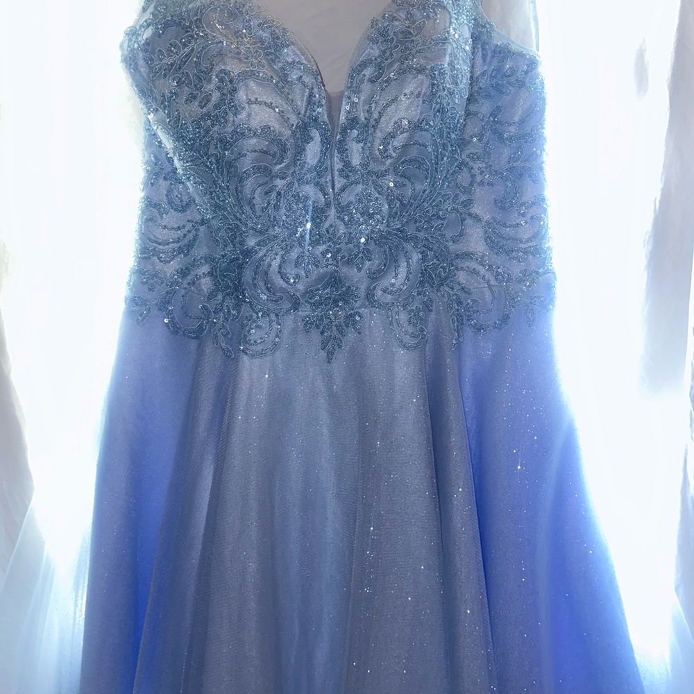 Sparkly Tulle Homecoming Dress teens - Picture 7 of 16